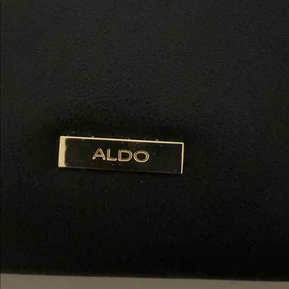 Handbag crossbody clutch black aldo new - Picture 5 of 9